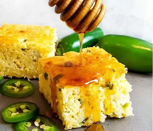 Cornbread with honey is the perfect combination for this sweet treat