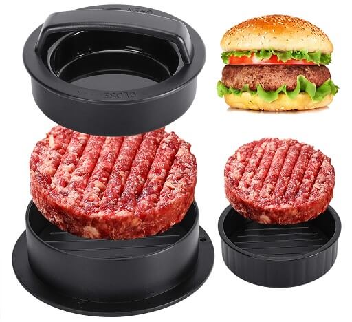 Patty Press Maker is recommended for those making hamburgers at home