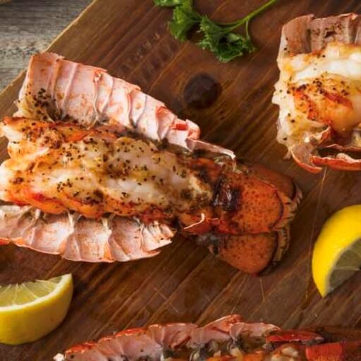 Flavorful lobster tails