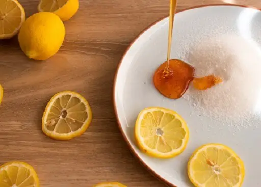 Add lemon juice to soften the sugar wax 
